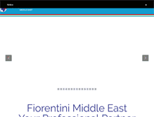 Tablet Screenshot of fiorentinimiddleeast.com